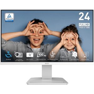 Zaslon MSI PRO MP2412W / 23.8" / FHD / VA / 100Hz / 1ms (MPRT) / bel