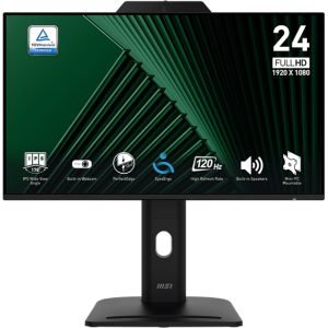Zaslon MSI PRO MP242PMG / 23.8" / FHD / IPS / 120Hz / 1ms (MPRT) / črn - nastavljiv po višini