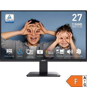 Zaslon MSI PRO MP273U / 27" / UHD / IPS / 60Hz / 4ms (GtG) / črn