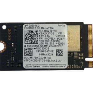 Disk SSD MICRON 256GB / M.2 NVMe PCIe / 40mm