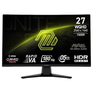 Zaslon MSI MAG 274CQF 27" / WQHD / Rapid VA / 180Hz / 0,5ms GtG (črn)