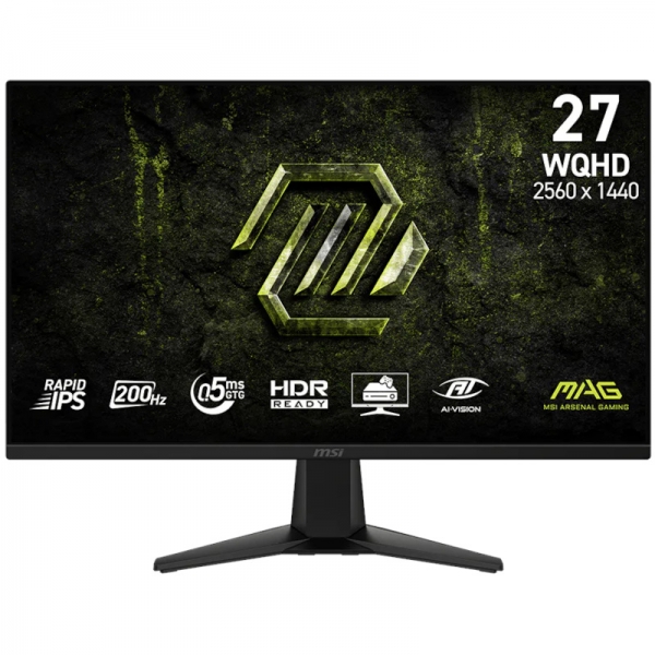 Zaslon MSI MAG 275QF E20 / 27" (68,5 cm) / 2560 X 1440 / 200 Hz / 0,5 ms